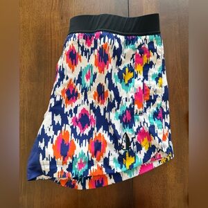 Colorful Patterned Athletic Shorts